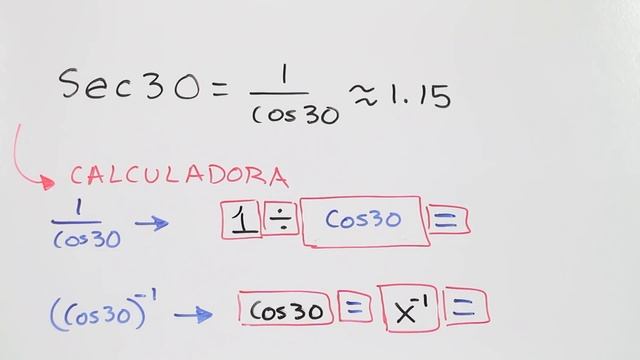 Cosecante, secante, cotangente en la calculadora смотреть онлайн