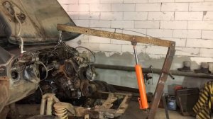 УСТАНОВКА ДВИГАТЕЛЯ ТД 27 НА УАЗИК