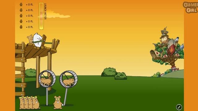 Флеш игра Flight of the Hamsters смотреть онлайн