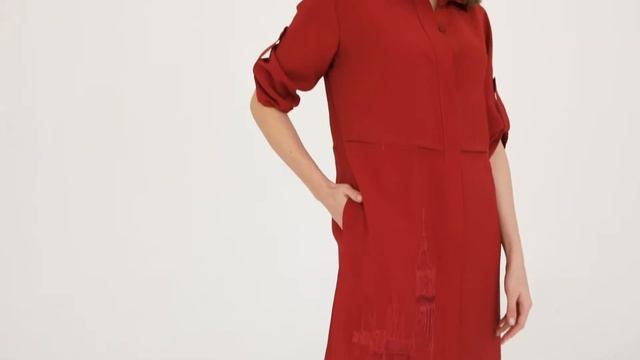 Классическое платье-рубашка, RM1269 смотреть онлайн