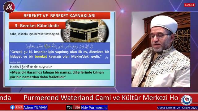 Cuma Sohbeti Bereket Kaçtı mı 27 Kasım 2020 смотреть онлайн