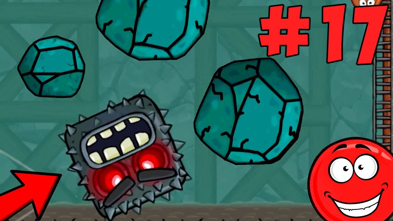 Красный шарик спасает подругу от черного шарика 17 серия Мультик игра смотреть онлайн