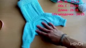 Вязаный комплект для той-терьера /свитер для собаки/штанишки для собак