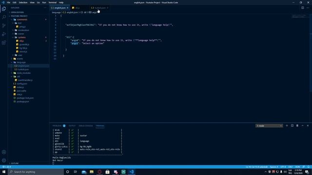 Discord.JS V12 Dersleri | Gelişmiş Dil Sistemi #11 смотреть онлайн