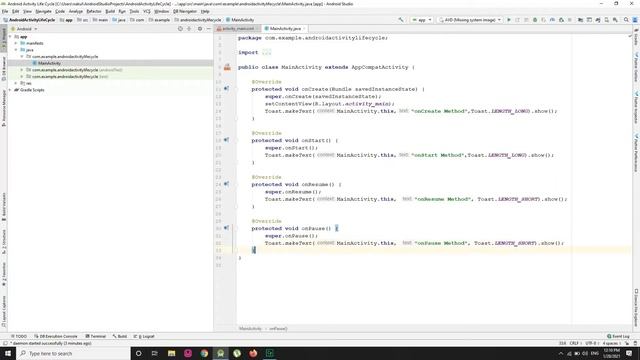 Implementation of Activity Lifecycle || Android Application Development смотреть онлайн