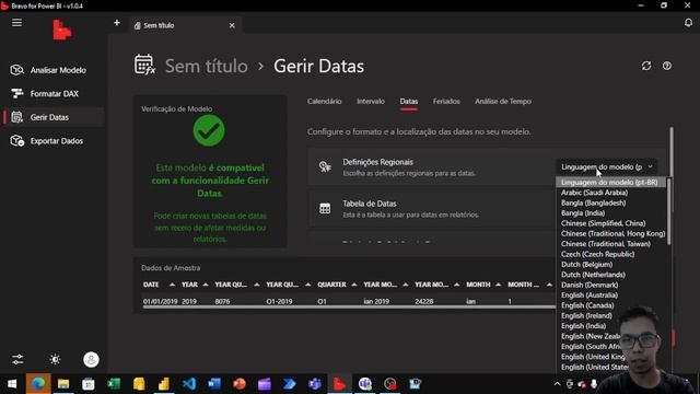 Criando uma tabela DCalendario com o Bravo For Power BI смотреть онлайн