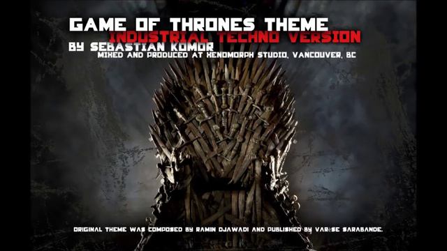 Game Of Thrones theme - Industrial Techno EDM version смотреть онлайн