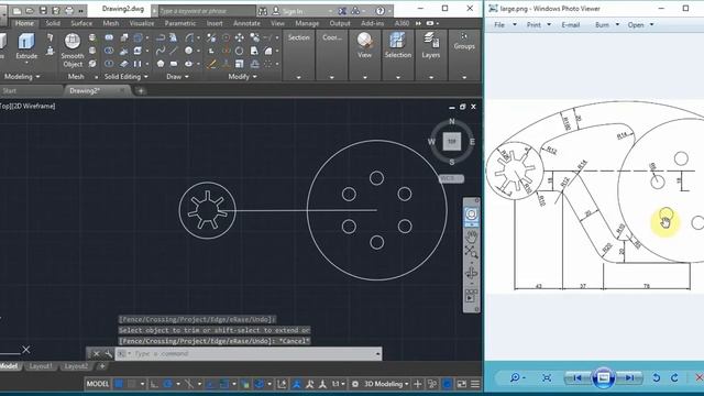 AutocAD 2017 2D Practice (5) смотреть онлайн