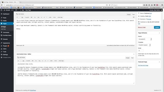Add WP Editor To Page Template смотреть онлайн