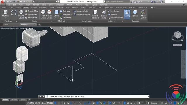 Autodesk AutoCAD: How to use Close Hole and Collapse Face and Edge Command in Autodesk AutoCAD смотреть онлайн