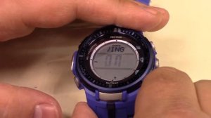 Настройка часов CASIO PRO-TREK PRW-3000