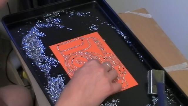 rhinestone transfer DIY stencil смотреть онлайн