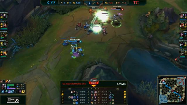Team Cougar Vs. KIYF Logitech G - Octavos - ESL Masters Madrid 2016 - Clasificatorio #2