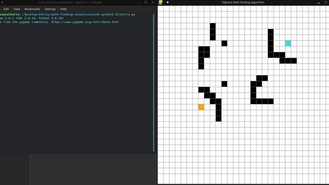 Path Finding Visualization | Dijkstra Algorithm смотреть онлайн