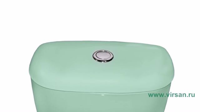 Унитаз - компакт SANTERI "ВОРОТЫНСКИЙ" цвет зеленый смотреть онлайн