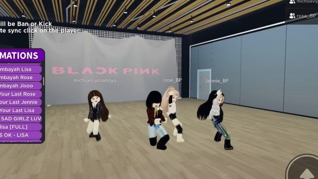 BLACKPINK roblox boombayah dance practice ?? смотреть онлайн
