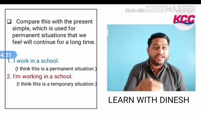 The Uses of present continuous tense смотреть онлайн