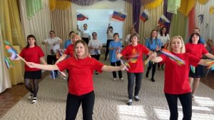 Акция-флешмоб с педагогами "Мы за здоровый образ жизни!"