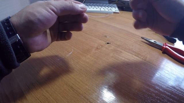 Поводок из флюрокарбона. Быстро и просто. #Sunline SIGLON
