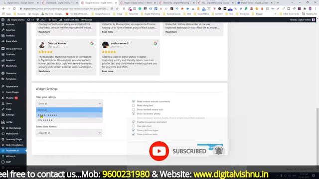How to Display Google Reviews and Ratings on WordPress Website in Tamil | Embed Google Reviews Tami смотреть онлайн