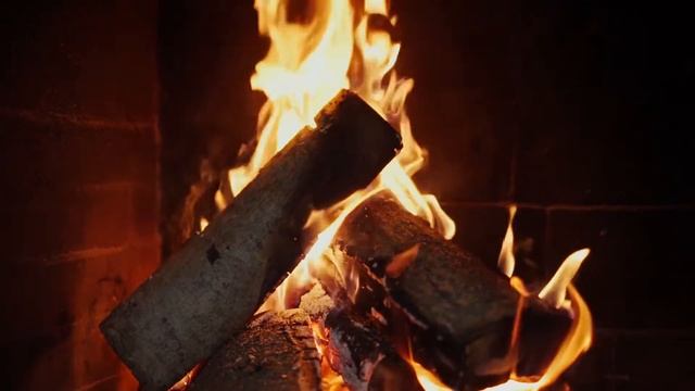 Романтическая музыка с камином. Для отдыха и расслабления смотреть онлайн