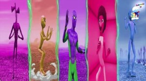 Танцевальный челлендж Сиреноголовый против Человек паук против Зеленый инопланетянин и другие