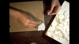 Панно из яичной скорлупы