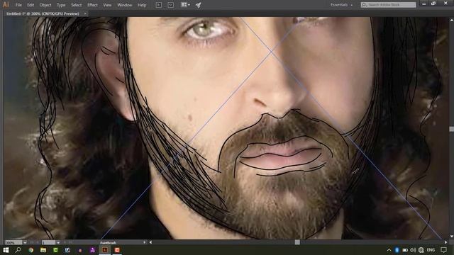 Photo art in Adobe illustrator смотреть онлайн