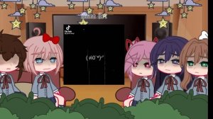 Реакция ДДЛК на Tik-Tok 1/1|Doki Doki literature club|