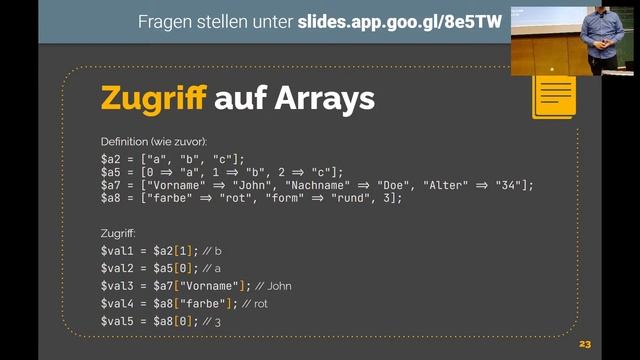 SS23 - HYP2VO Hypermedia 2 - Teil 1-2: PHP-Grundlagen Teil 2 und Regular Expressions смотреть онлайн