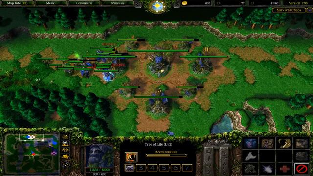 Warcraft III SC-4 ( v. 2.99) ( Онлизамес) Невидимость Эльфов смотреть онлайн