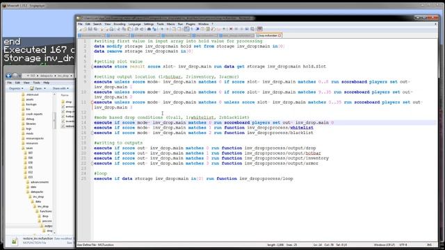 Minecraft utiltiy datapack - Inventory Dropper смотреть онлайн