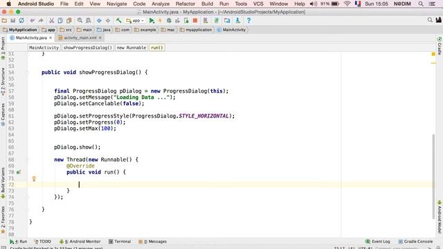 #23 Android Tutorial ProgressBar in ProgressDialog - دورة تعلم الاندرويد ستوديو смотреть онлайн