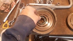 замена подшибника компрессора кандиционера, калдина, карона 3-4 s-fe.