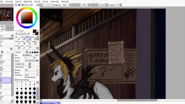 Speedpaint - A Cruel World смотреть онлайн