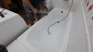 Полировка эмали на чугунной ванне