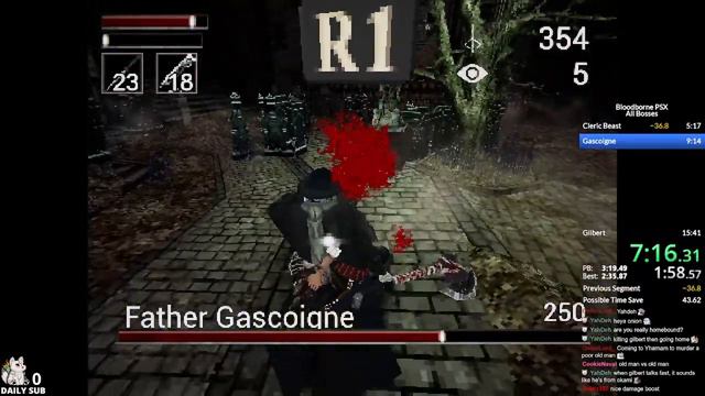 Bloodborne PSX All Bossess Speedrun 13:33 смотреть онлайн