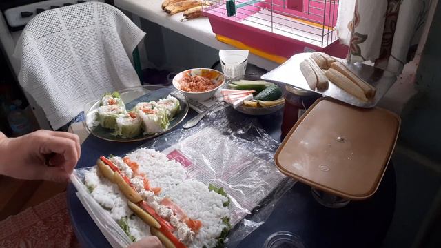 МУКБАНГ 🍜 РОЛЛЫ 🍤 🍣 СУШИ ГОТОВИМ ВМЕСТЕ ПО БОГАТОМУ смотреть онлайн