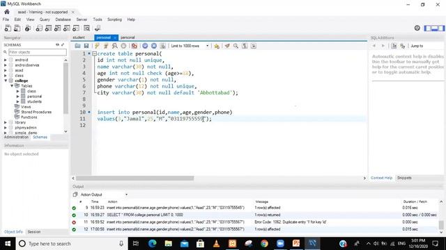 MySQL(Select Data with Where Clause) смотреть онлайн