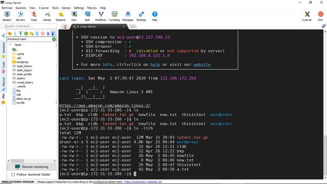 Ls command in linux (List the files and directories) (Hindi) смотреть онлайн