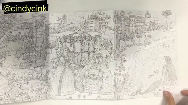 Once Upon a Time by Pictura ? Coloring Book Flip Through смотреть онлайн