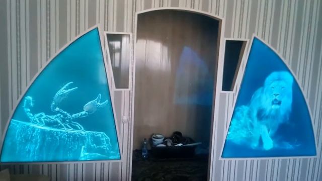 Наши работы. Мирноград . Натяжные стены. смотреть онлайн