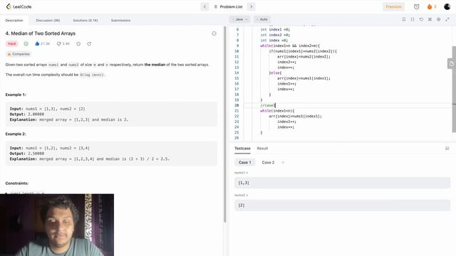 4. Median of Two Sorted Arrays ||Leetcode #4 || Leetcode solution ||Java #leetcode #code #solution смотреть онлайн