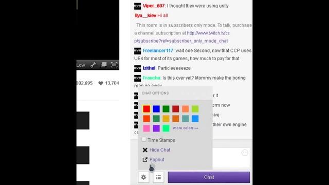 Пишем цветным сообщением на твиче (Write colored text on Twitch) смотреть онлайн
