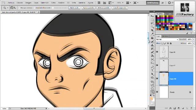 Tutorial - Pintar base de un dibujo en photoshop cs5 смотреть онлайн