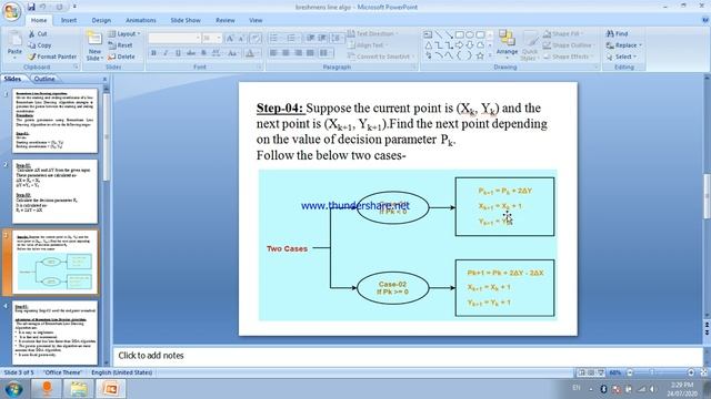 Bresenhams Line Drawing Algorithm смотреть онлайн