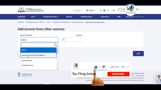 How to file Income tax return(ITR 1) online AY 2023-24, ITR online filing 2023-24 with form 16 смотреть онлайн