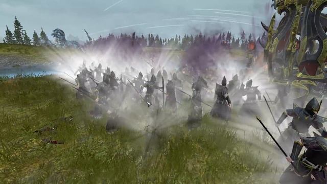 Dark Elves vs Beastmen| Total War Warhammer 2 - The Queen & The Crone DLC смотреть онлайн