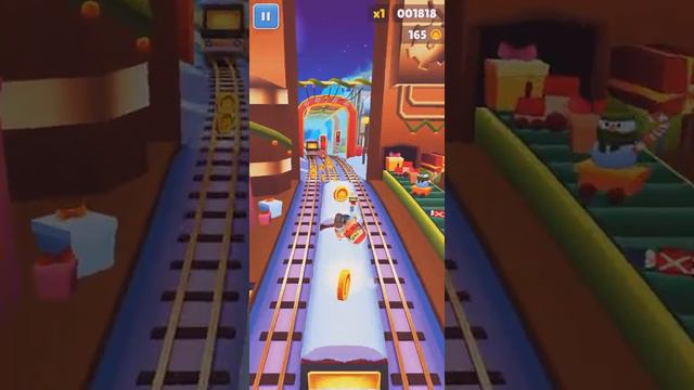 Subway surf ( Новогоднее обновление ) смотреть онлайн