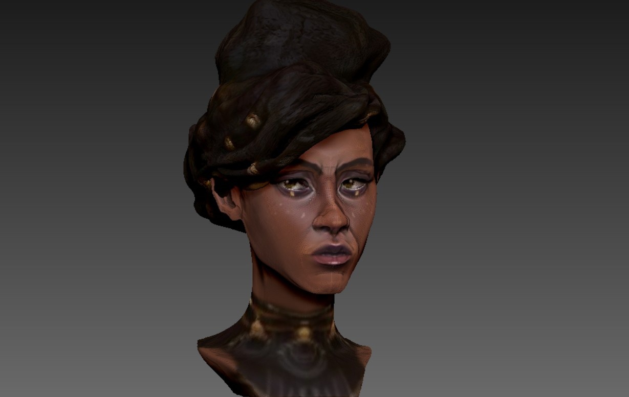 Sculptris Alfa 6 Советница Медарда Аркейн болванка головы типаж